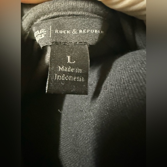 Rock & Republic Charcoal STAR WARS zip front hoodie - Picture 6 of 6